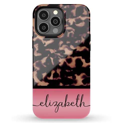 Gradient Color Custom Tortoiseshell iPhone Case